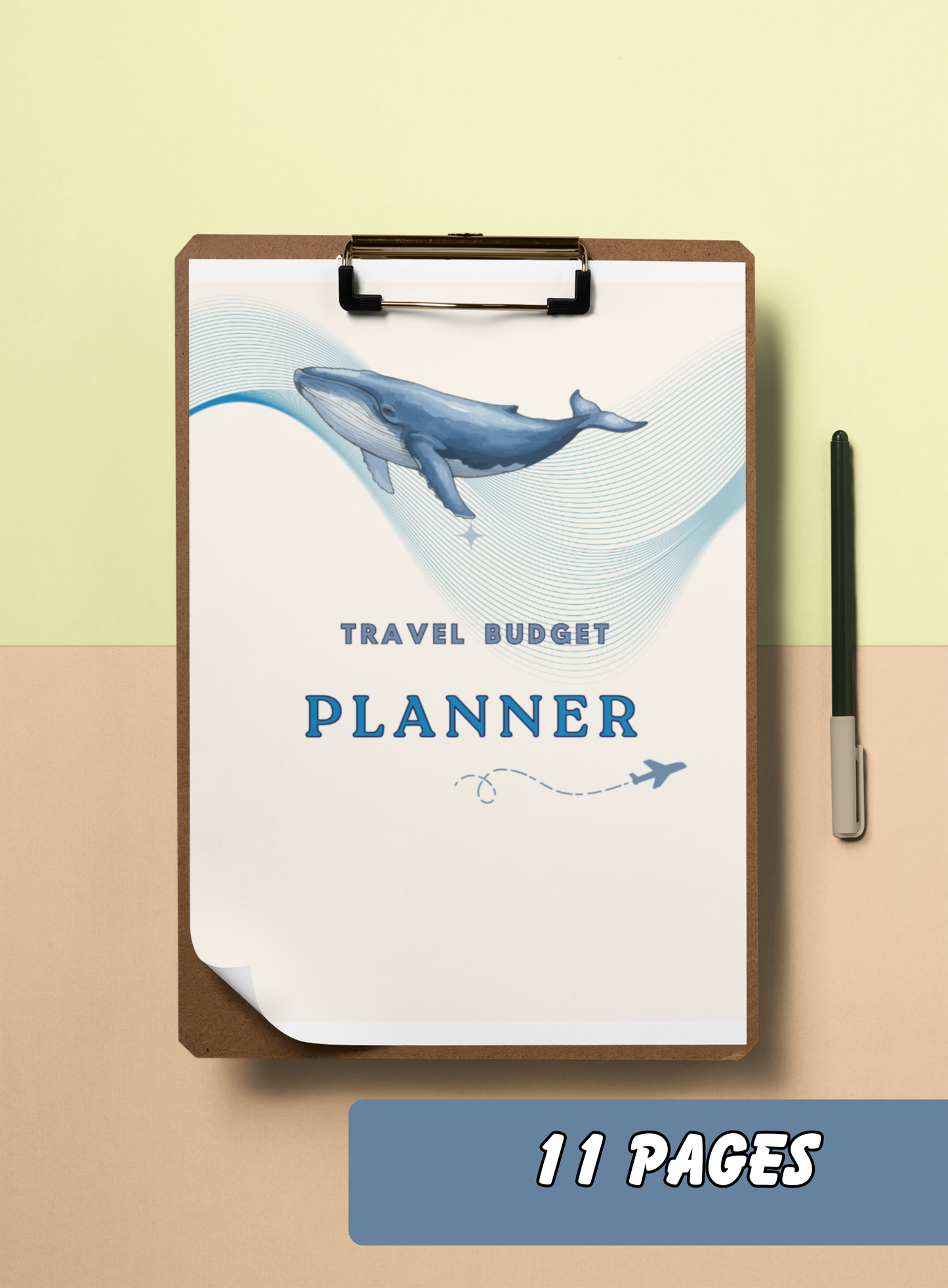 Travel Budget Planner Printable PDF, Trip Budget Tracker & Expense Log, Vacation Planning Organizer A4